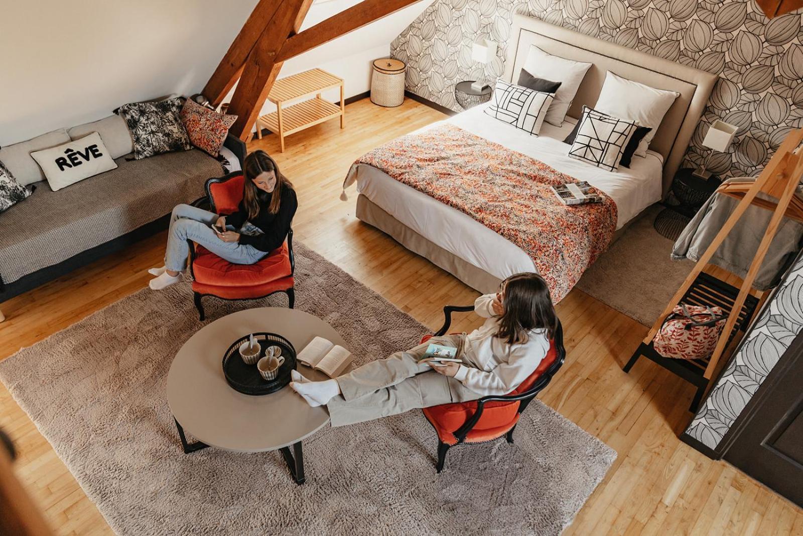Le Clos Poulain: Charming Gîtes and Family B&B near Bayeux Nonant Room photo